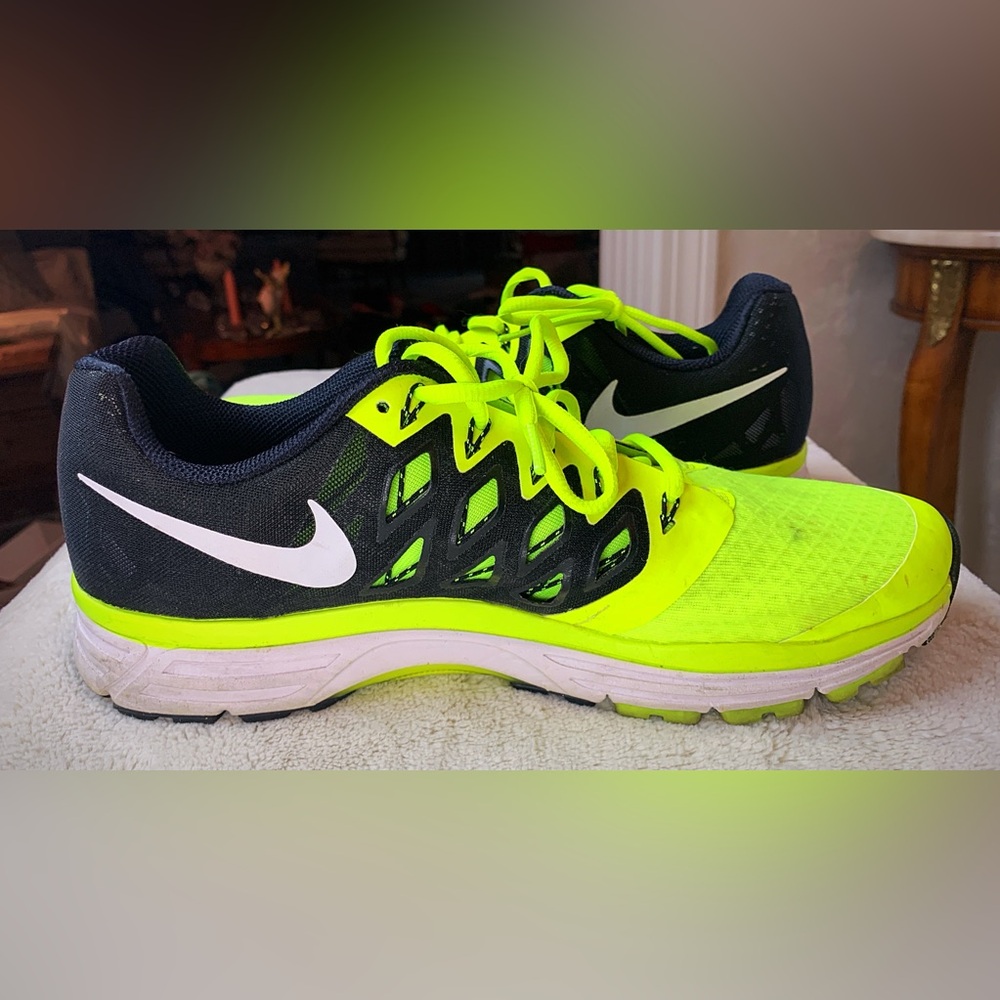 Nike Neon Green and Black Running Shoes